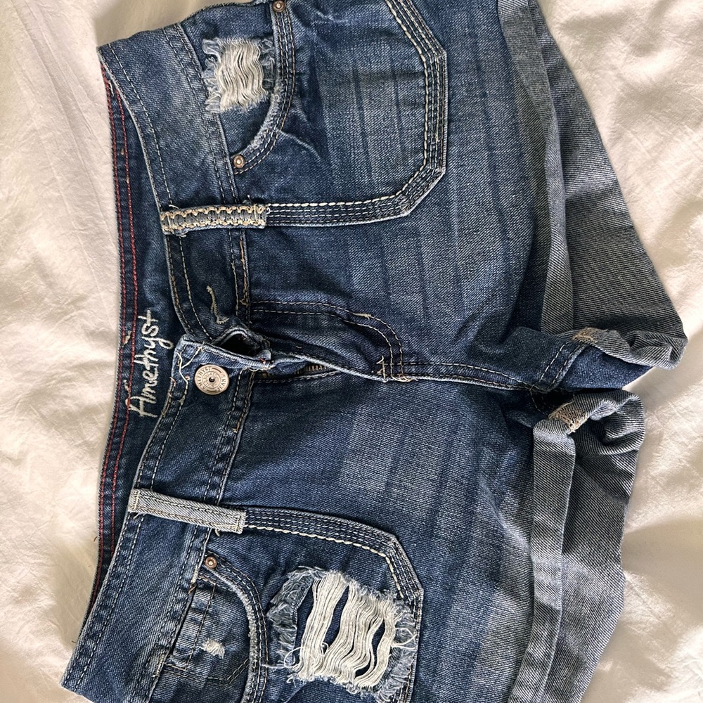 Amethyst Jeans Blue Denim Shorts